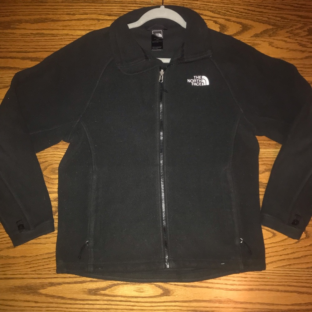 North Face fleece full zip up jacket/coat S